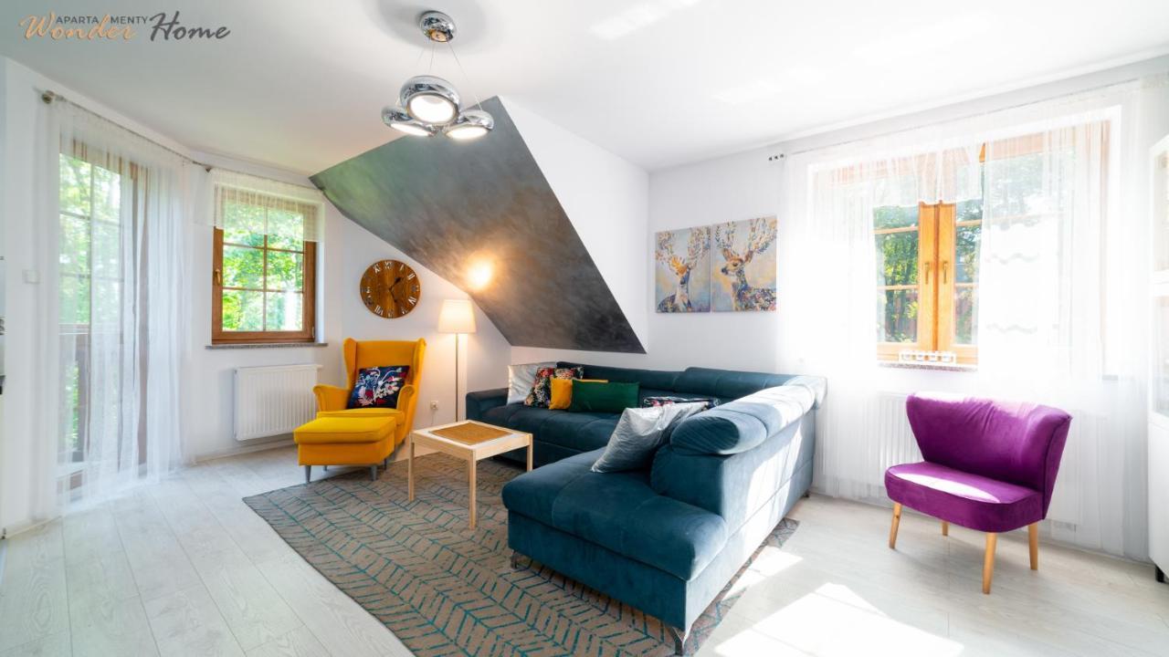Wonder Home - Apartamenty Lesny Dom Z Balkonami, Niedaleko Centrum, W Cichej Okolicy Karpacz Luaran gambar