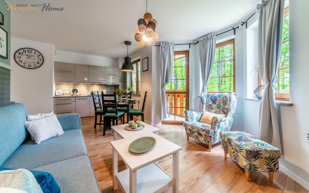 Wonder Home - Apartamenty Lesny Dom Z Balkonami, Niedaleko Centrum, W Cichej Okolicy Karpacz Luaran gambar